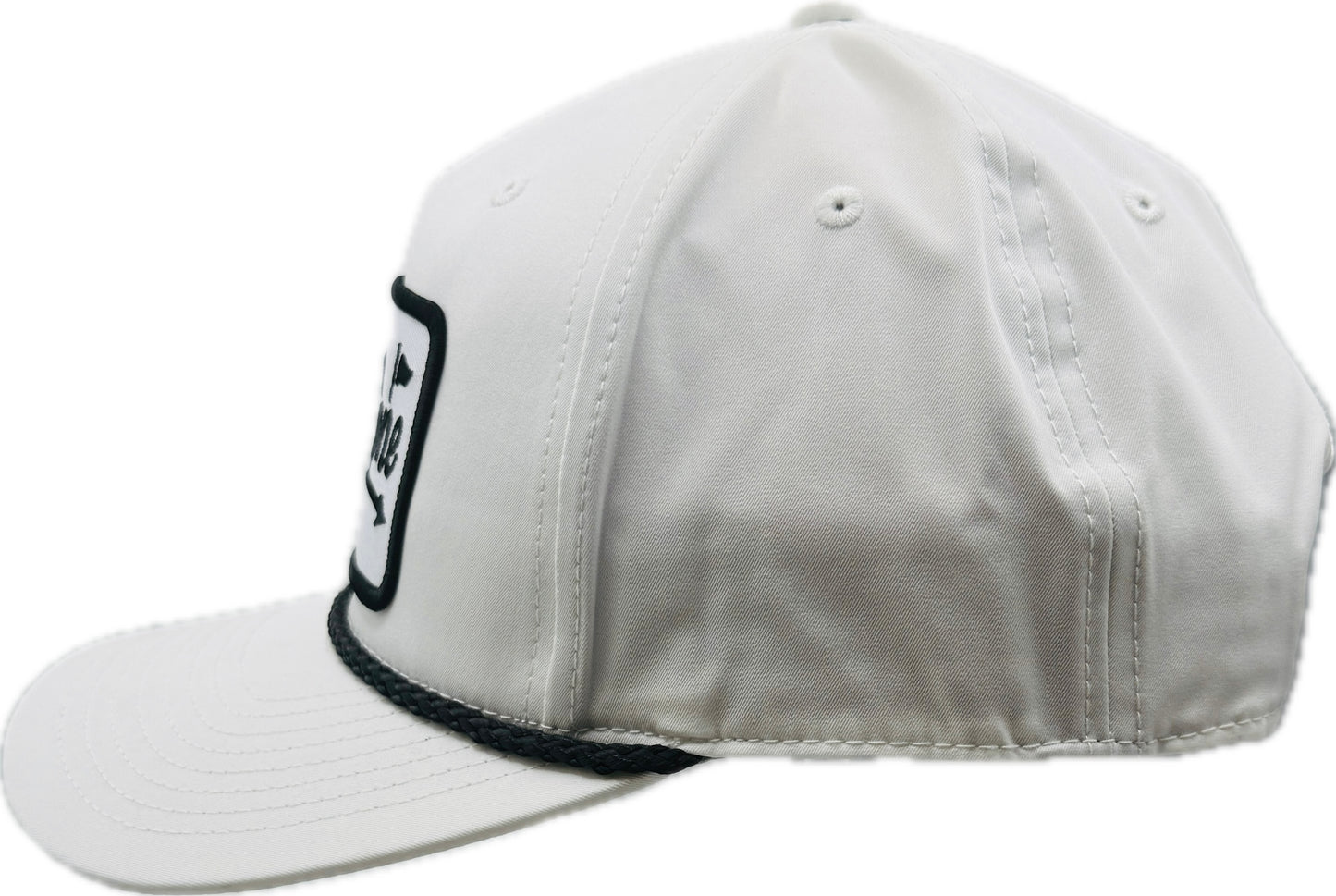 White on White Roped Hat