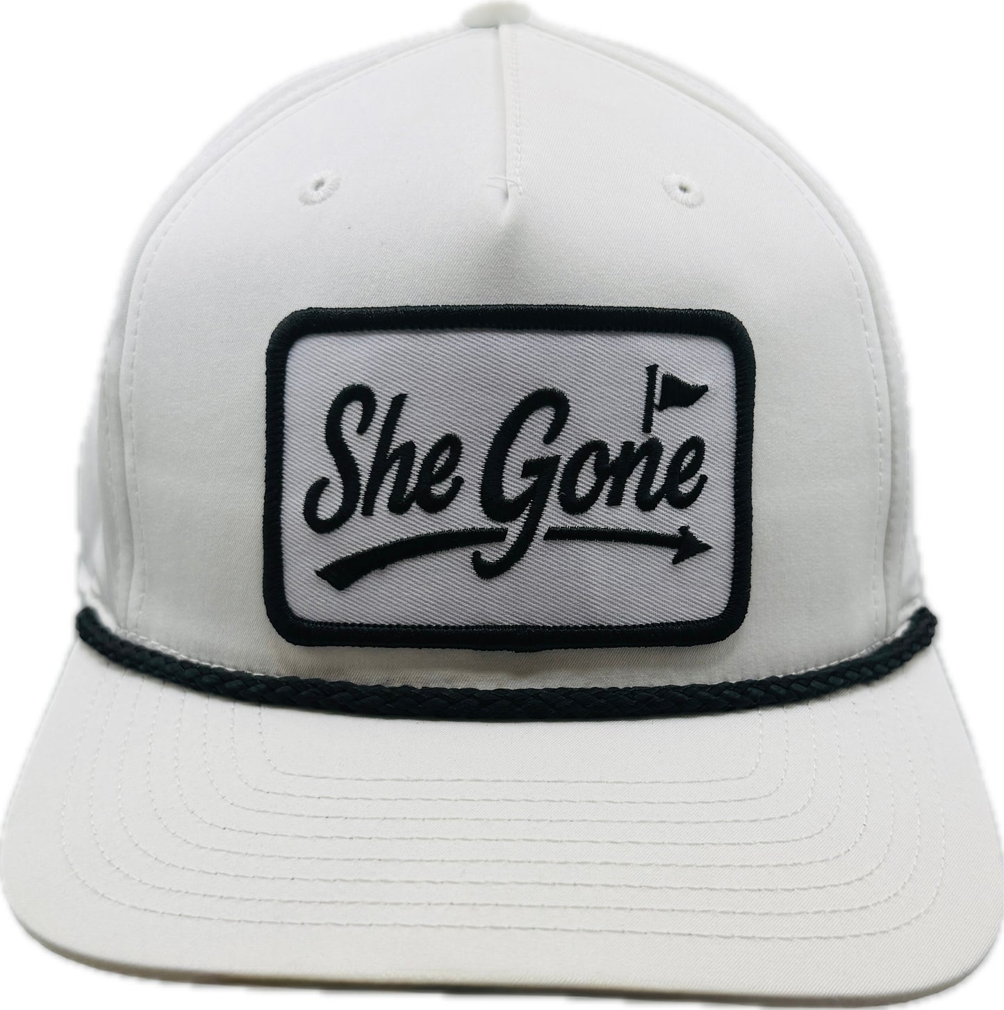 White on White Roped Hat