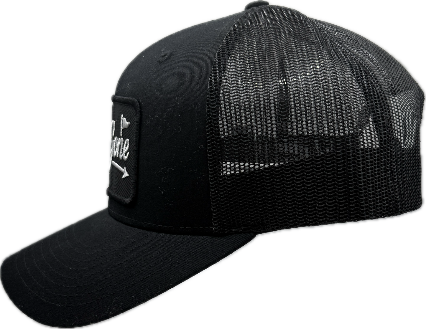 Black on Black Trucker Hat