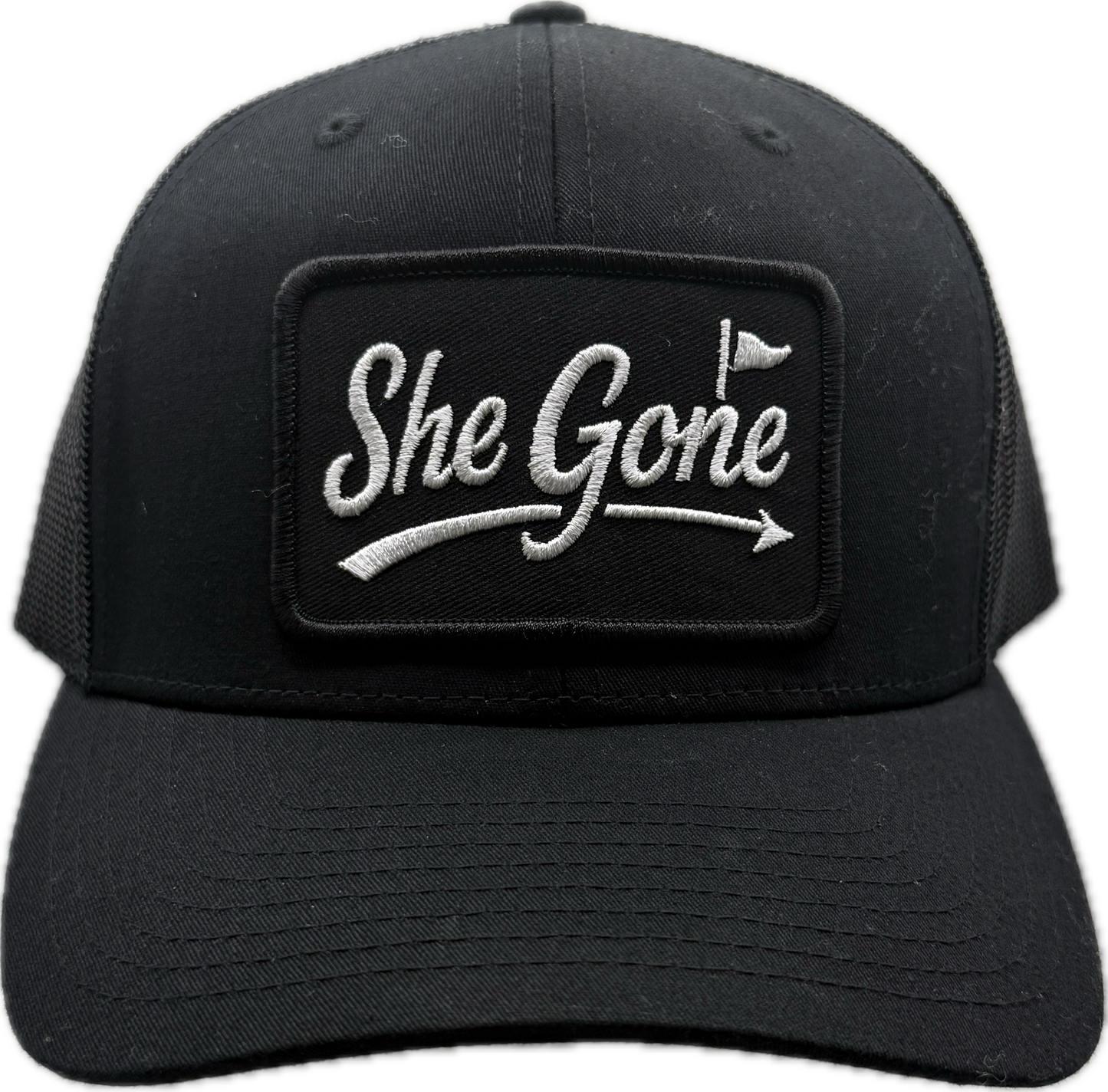 Black on Black Trucker Hat